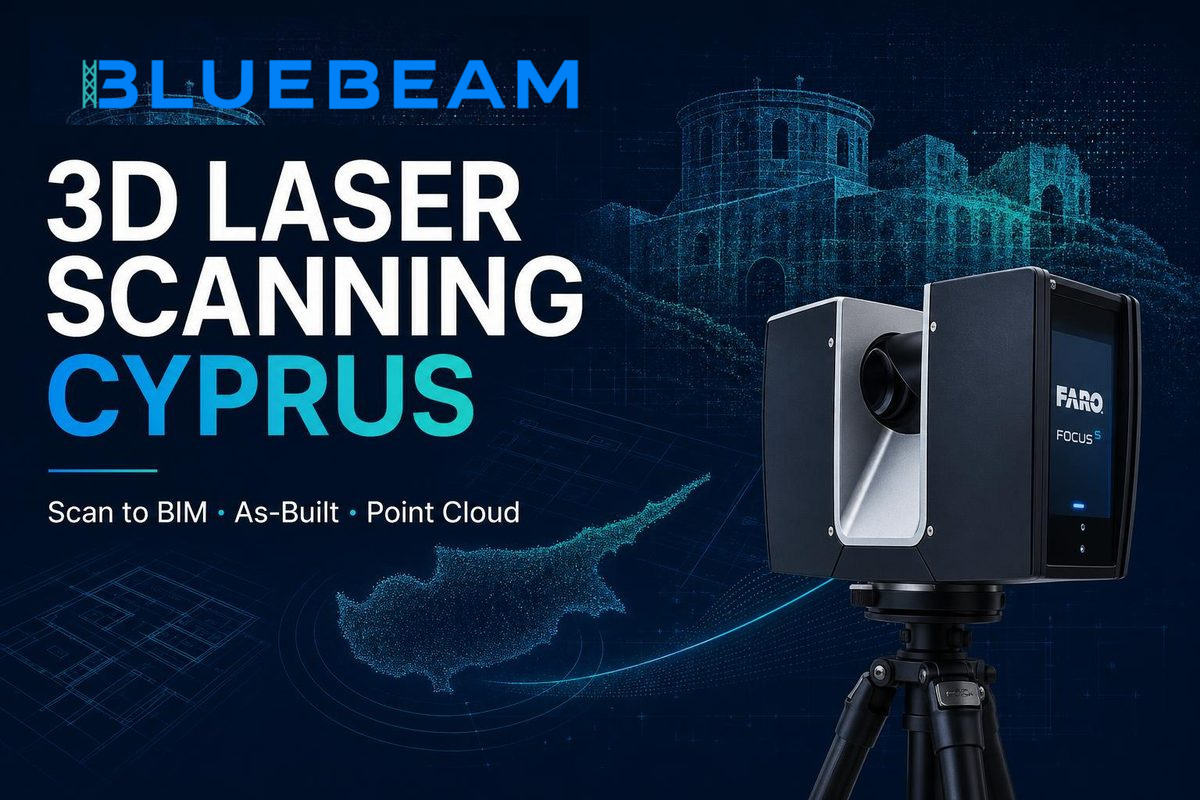 3D Laser Scanning Cyprus | Scan to BIM, Point Cloud, As-Built | BLUEBEAM